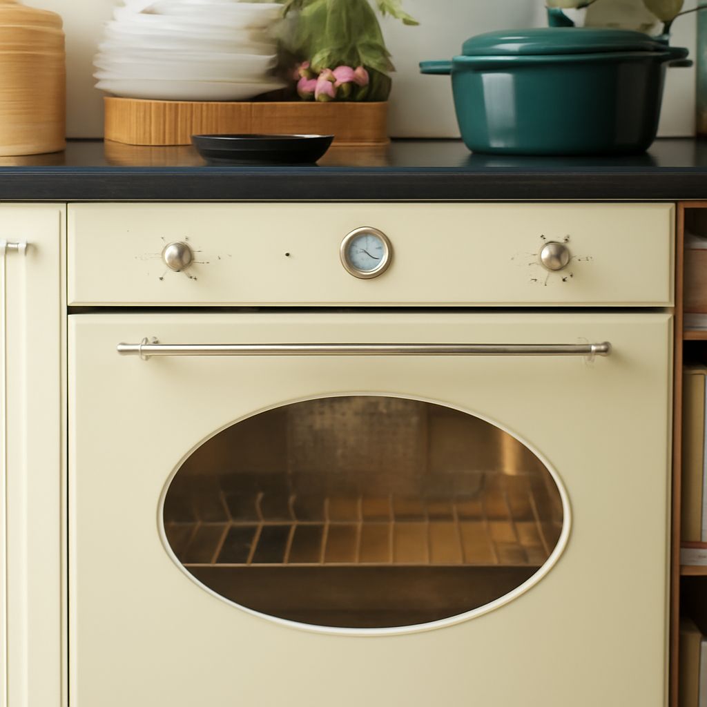 Technician preparing an old appliance for removal
