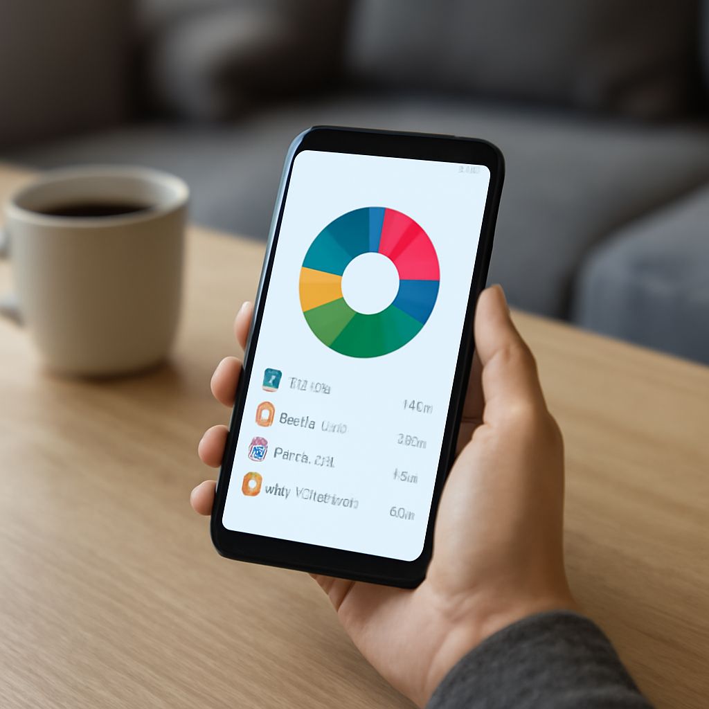 Bill tracker app showing upcoming due dates and payment status