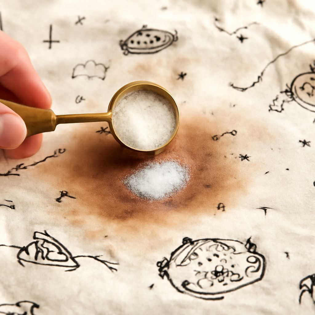 How to get coconut oil out of clothes before the stain sets