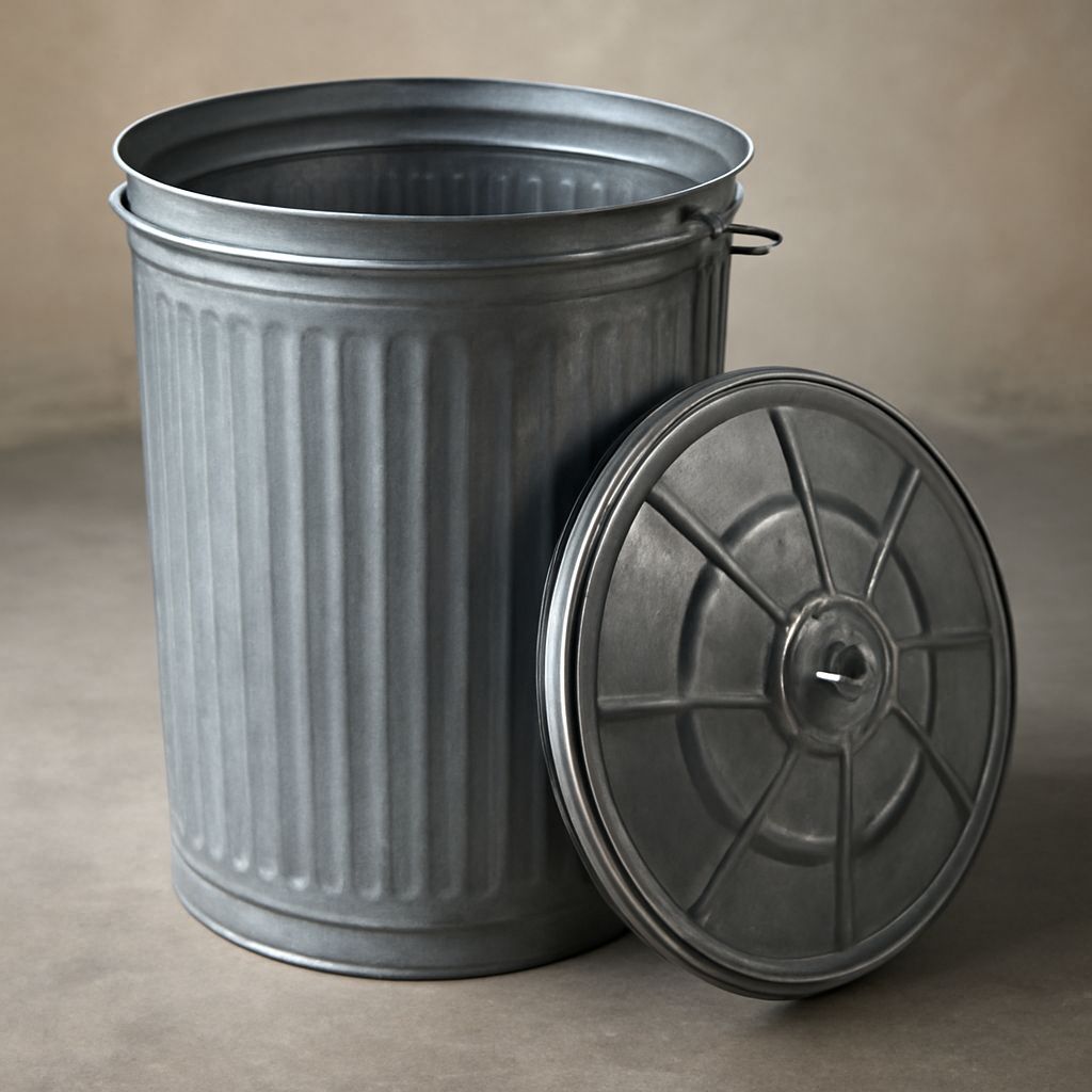 Galvanized Trash Can: How to Choose the Right Size and Lid
