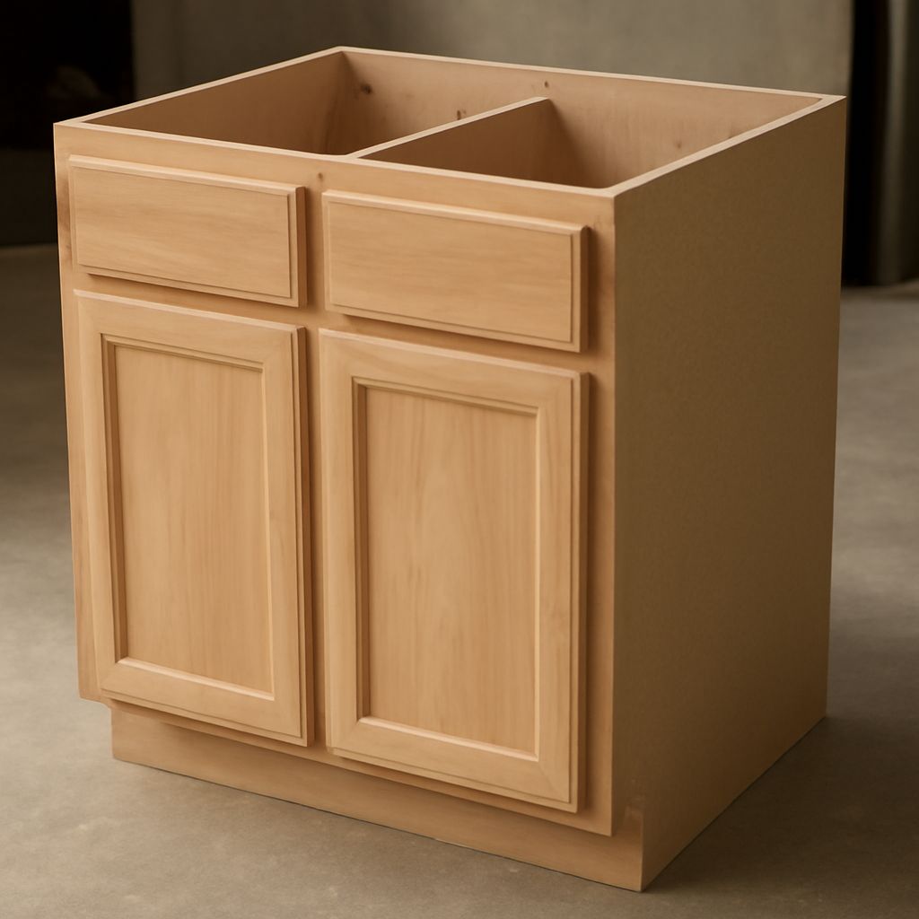Unfinished Cabinet: Inspect, Prepare, Finish, and Install