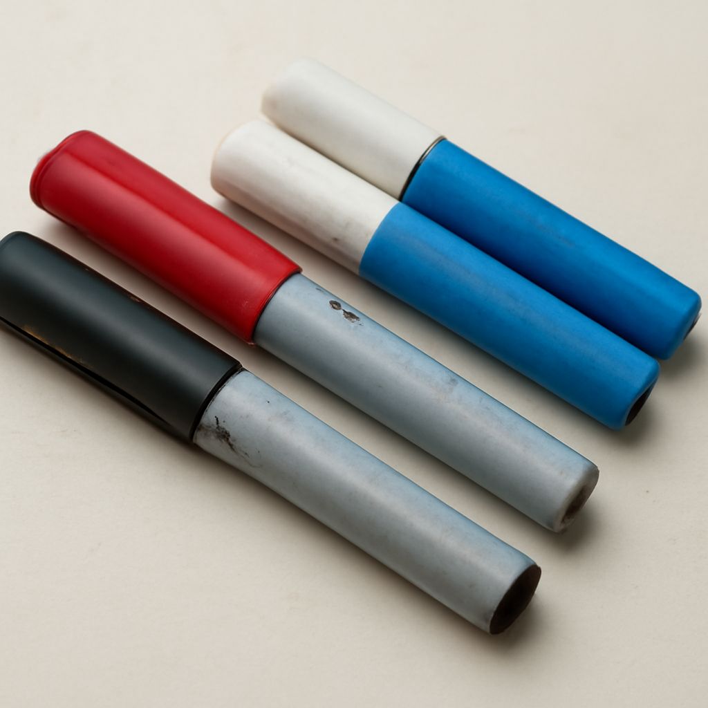 How to revive dry-erase markers with a capped marker, nib, and whiteboard