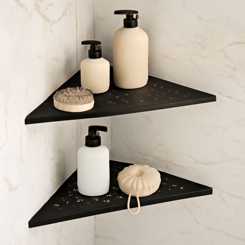 Shower Corner Shelf: Choose Built-In or Retrofit for a Tile Shower
