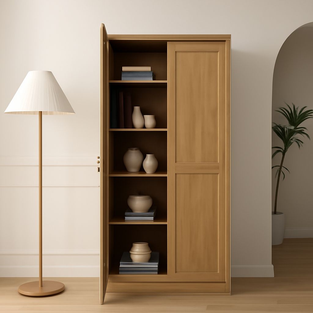 Solid Wood Storage Cabinet: Choosing a Tall Cabinet With Doors
