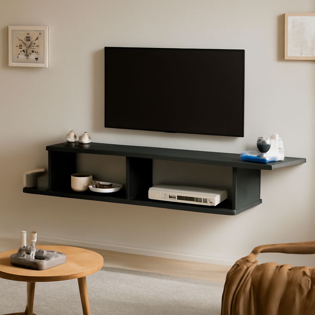 TV Floating Shelf: Size and Position It Around Your Screen