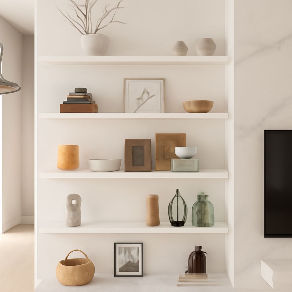 White Floating Shelves: Materials, Finish, and Mounting