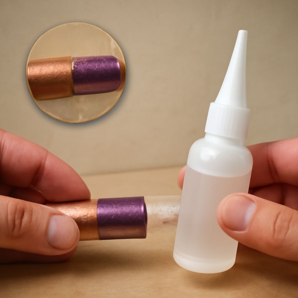 Bottles of cyanoacrylate glue stored properly